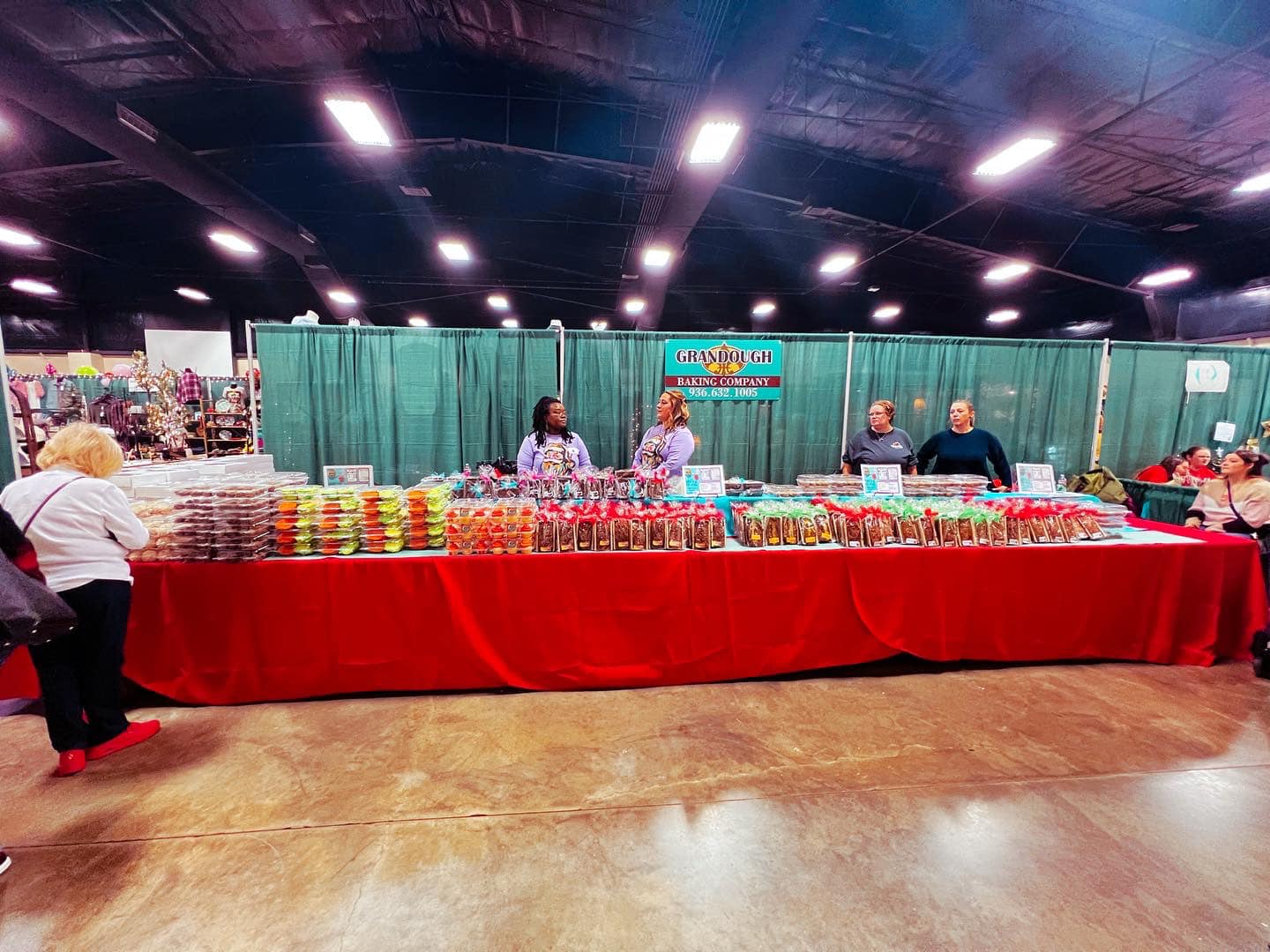 Grandough Baking Co booth at event