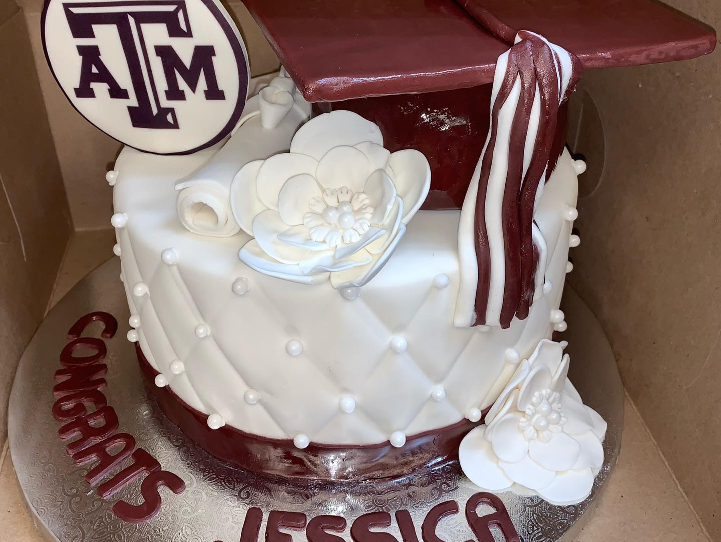 Texas A&M graduation cake