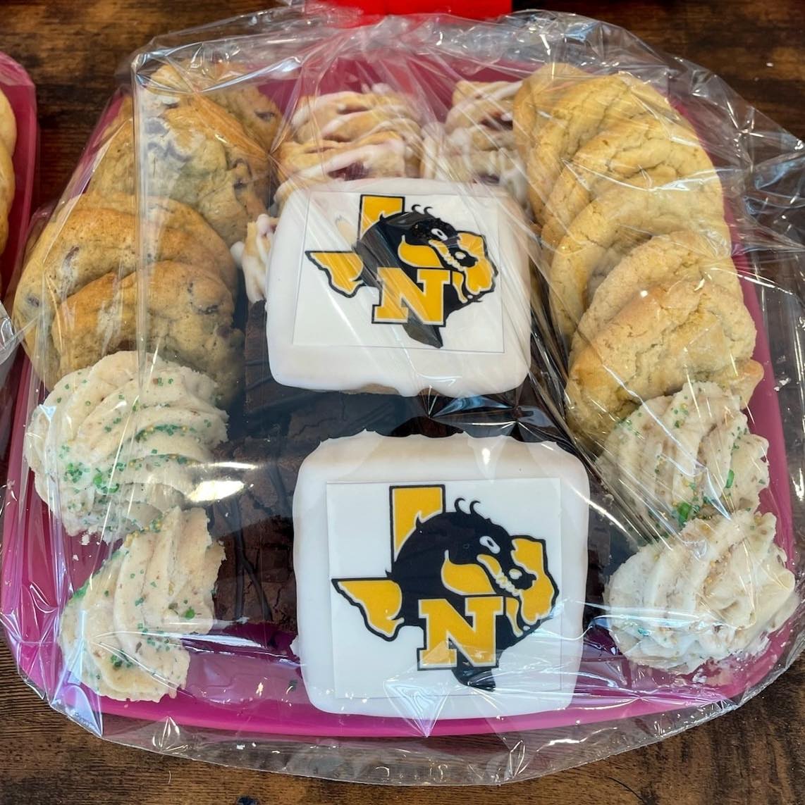Nacogdoches High School cookie tray