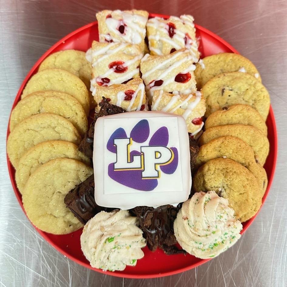 Lufkin Panthers cookie tray